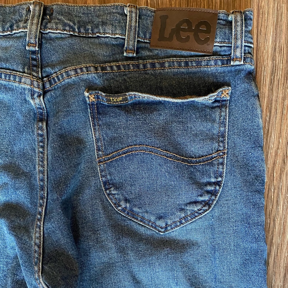 NWOT Lee Men’s Straight Blue Jeans - Picture 7 of 8